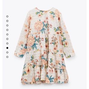 Zara Floral Lace Dress - Multicolor